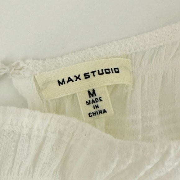 MAX STUDIO  Sleeveless Tiered Maxi Dress M - Picture 3 of 6